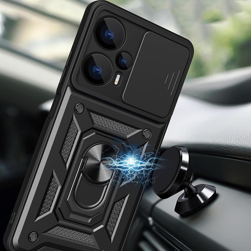 Funda protectora Techsuit CamGuard para Realme GT 6/GT 6T - negro