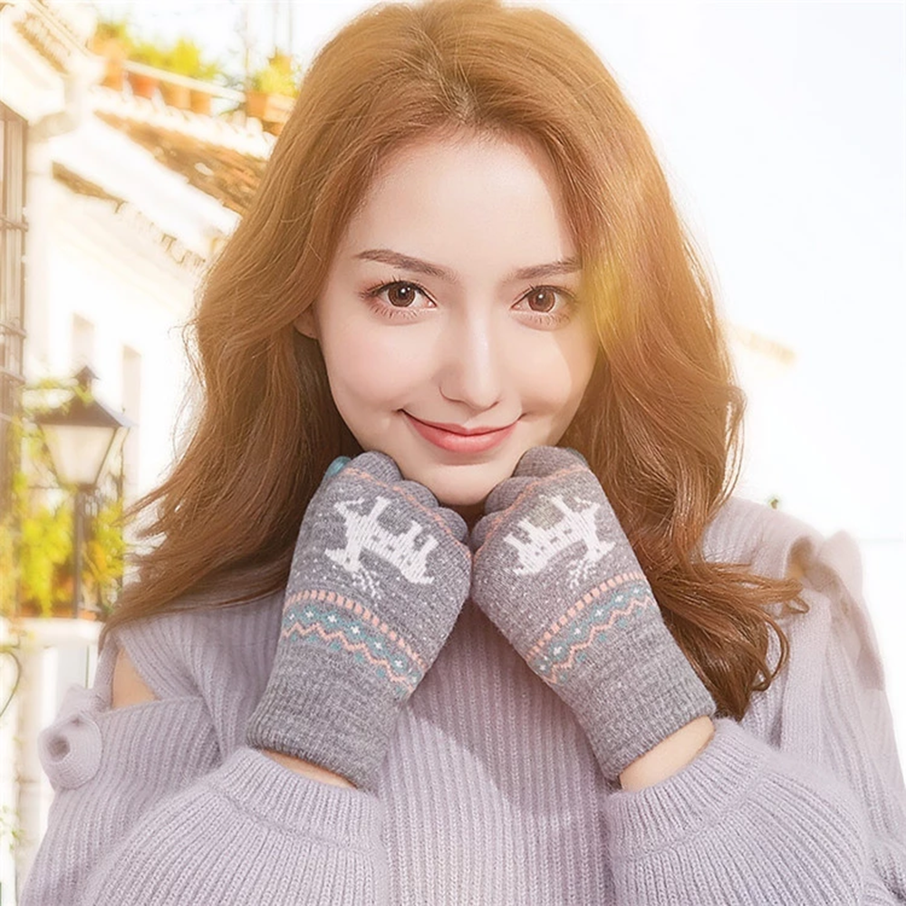 Guantes de lana Sobik - Caqui