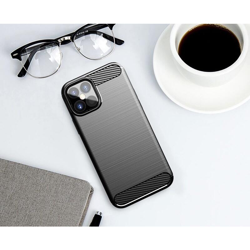Funda Carbon Shield TPU para Apple iPhone 12 Mini - azul