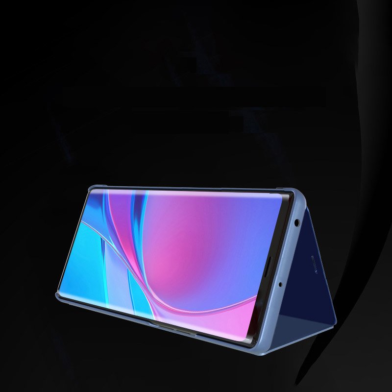 Funda Clear View para Huawei Y5P - dorado