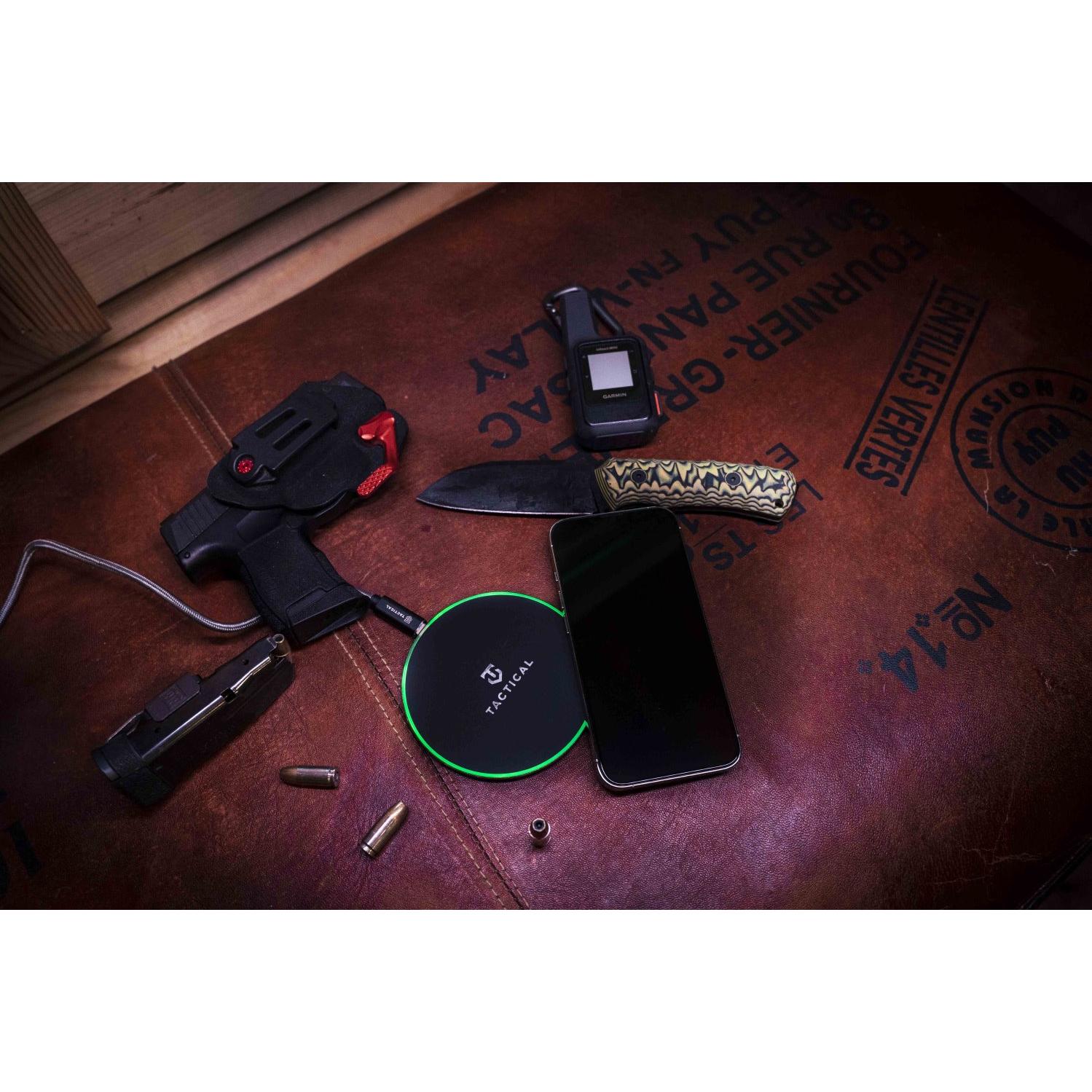 Cargador inalámbrico Tactical - negro
