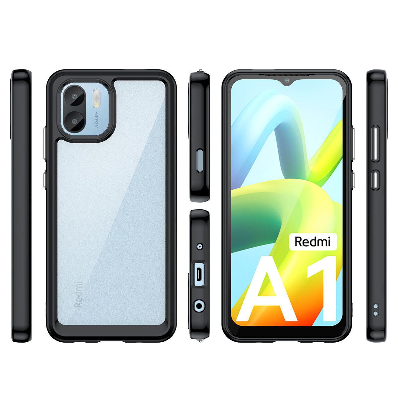 Funda Outer Space para Xiaomi Redmi A1 - negro