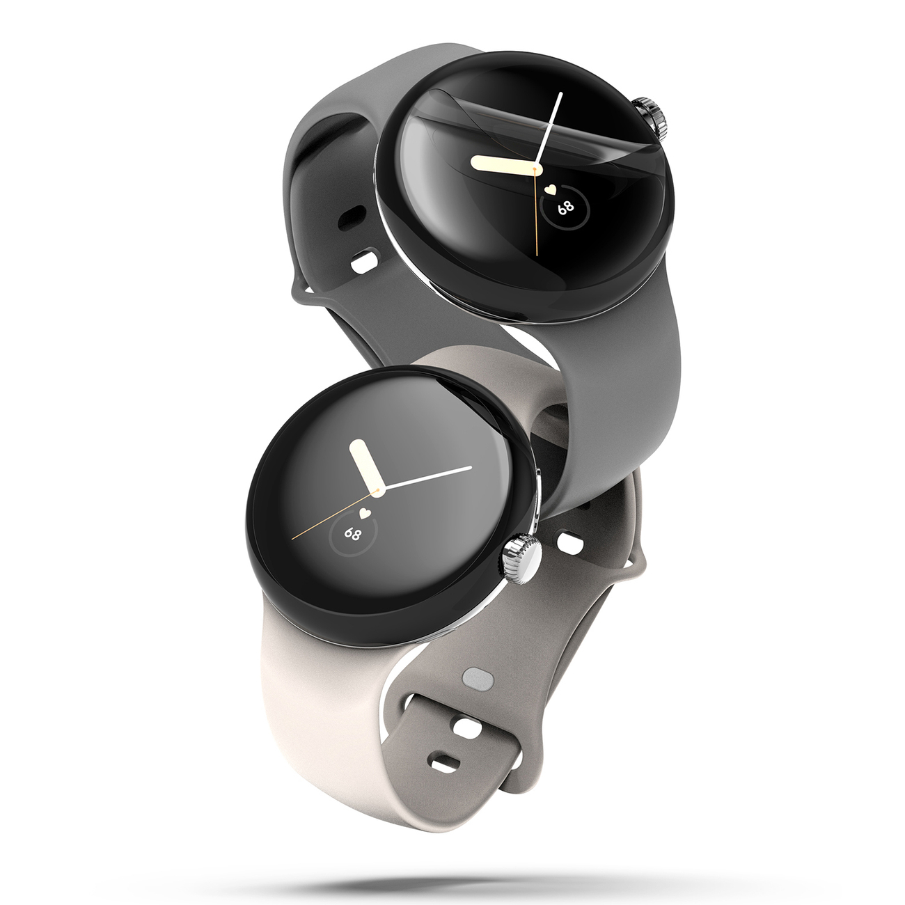3x Cristal protector para reloj Google Pixel Watch - Transparente