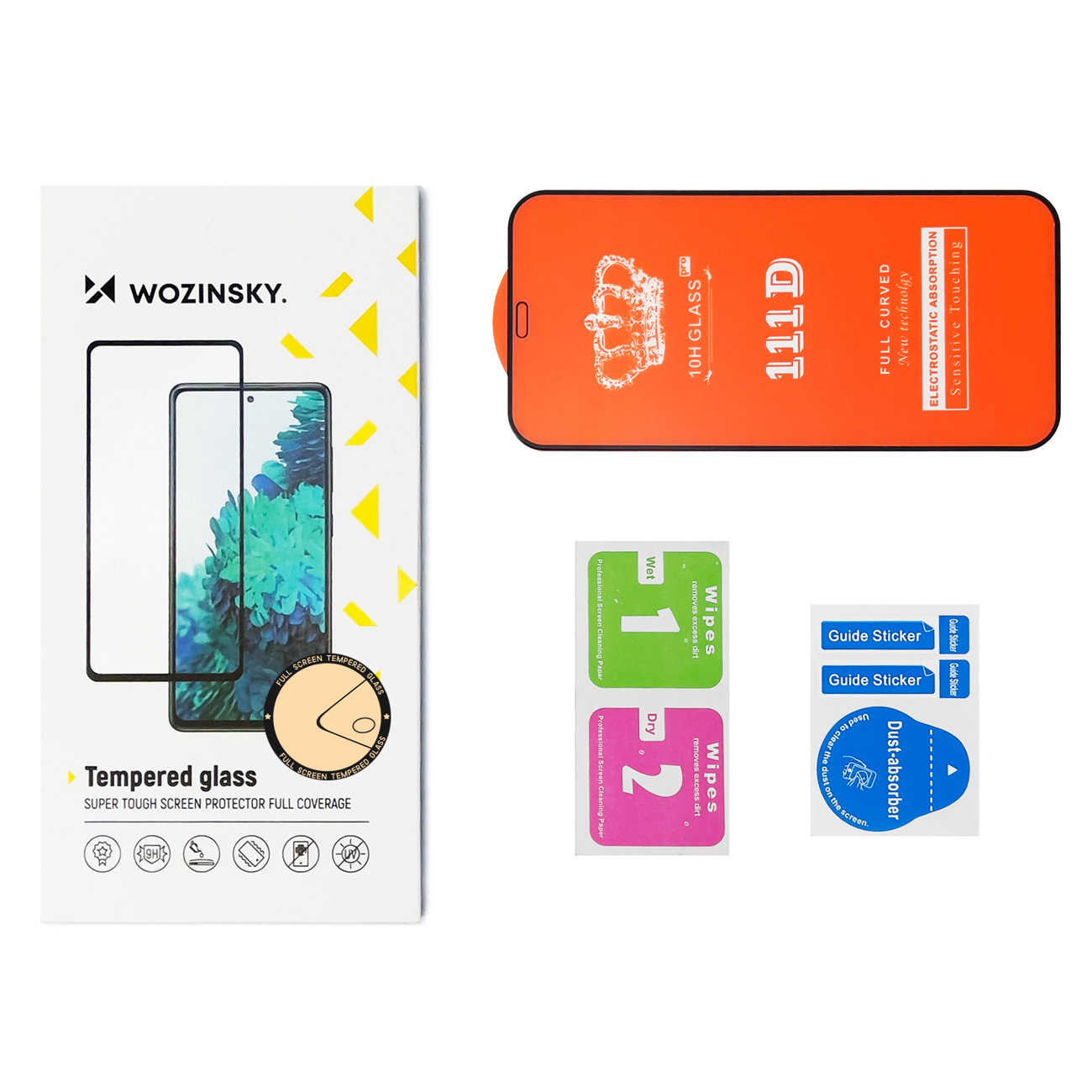 Wozinsky vidrio templado protector para Oppo A17 - negro