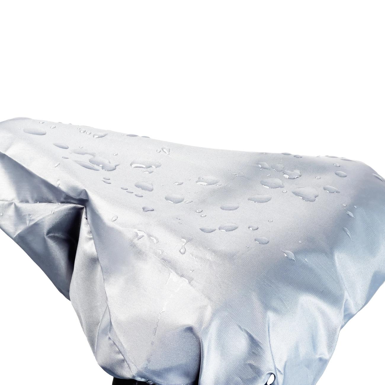 Funda impermeable para sillín de bicicleta – Gris