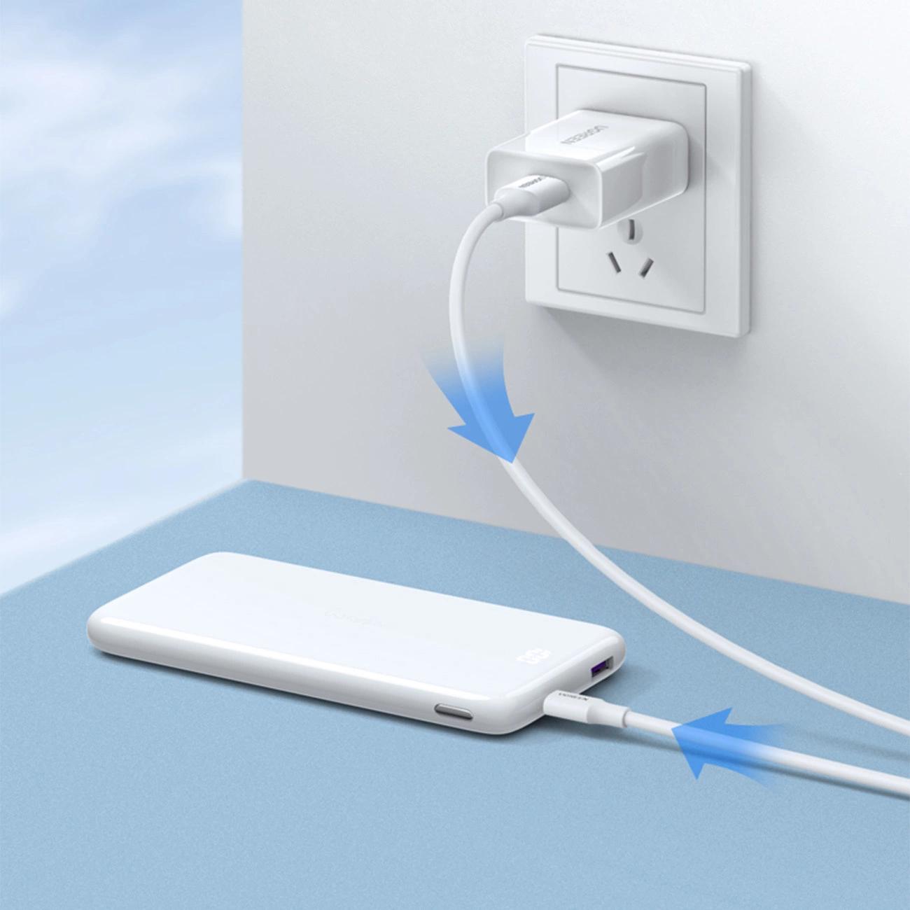 Cable UGREEN Micro USB a USB-A – 1,5 m - Blanco