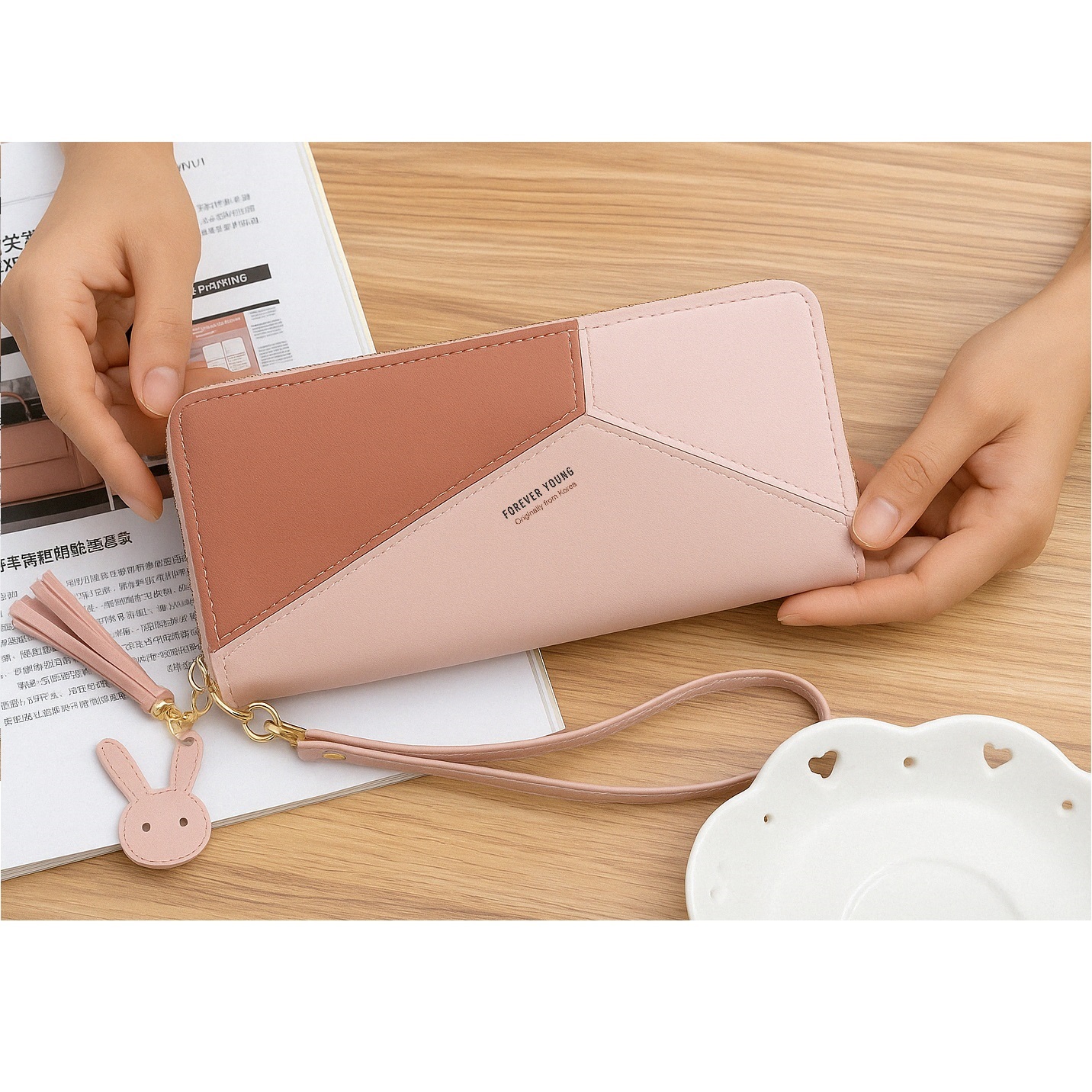 Cartera ZA-37085 - Rosa