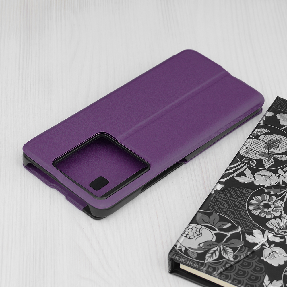 Funda de libro elegante View Case para Xiaomi 13T/13T Pro - negro