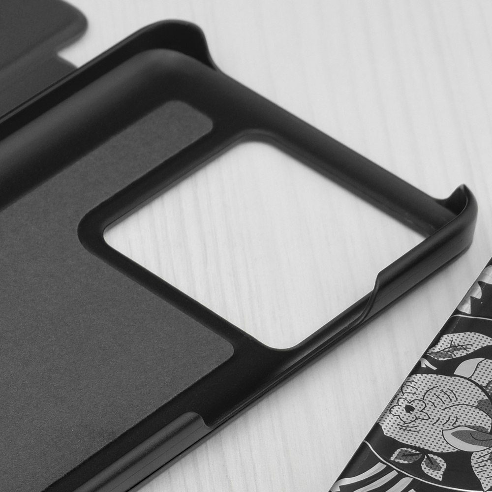 Funda de libro elegante View Case para Xiaomi 13T/13T Pro - negro