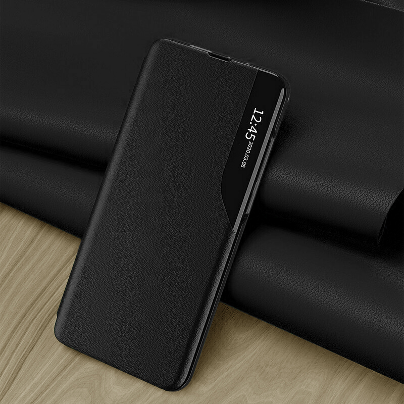 Funda de libro elegante View Case para Xiaomi 13T/13T Pro - negro
