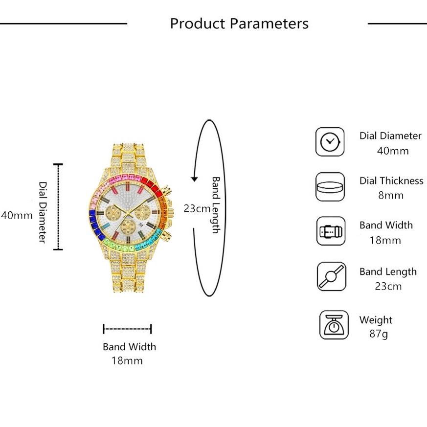 Reloj EX-22592 - Dorado/Rosa