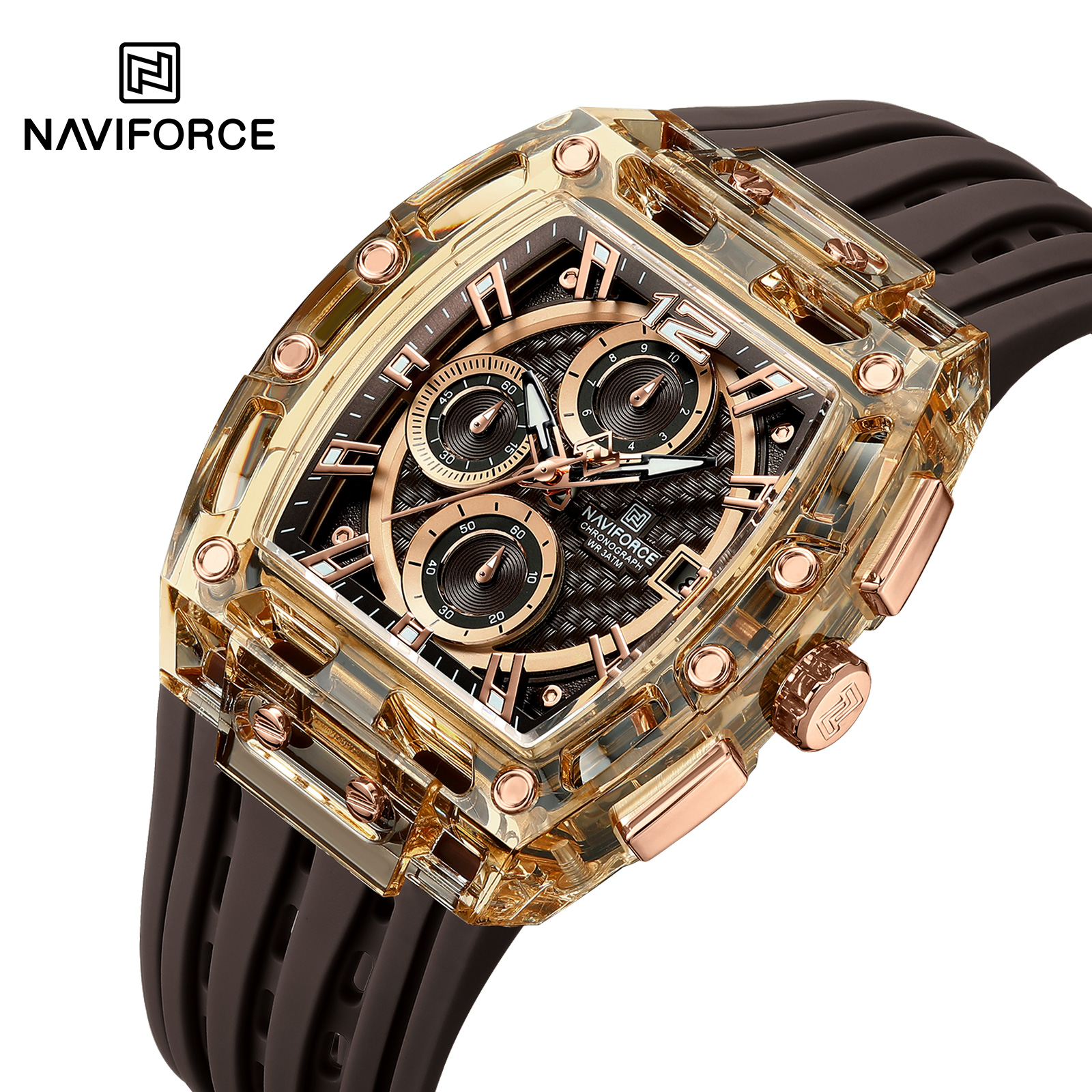 Reloj NAVIFORCE SI-38625 - Marrón