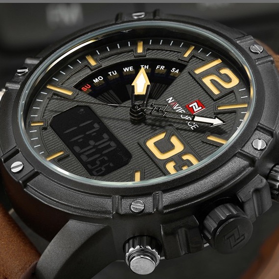 Reloj NAVIFORCE WA-2847 - Marrón oscuro / Gris