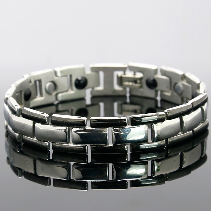 Pulsera SL-5424 - Negra / Dorada