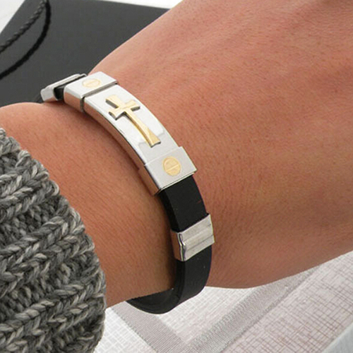 Pulsera para hombre AD-2801 - Tipo1 / Marrón