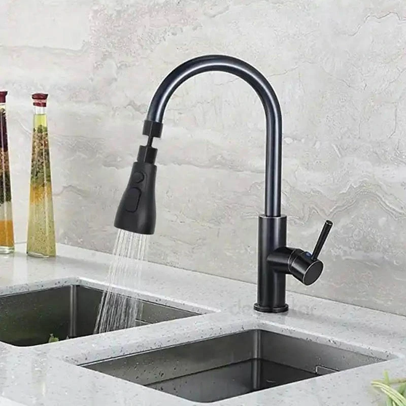Adaptador ahorrador de agua para grifo - Negro