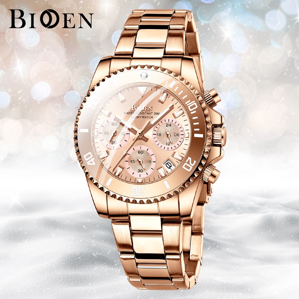 Reloj BIDEN WO-14641 - Dorado / Rosa