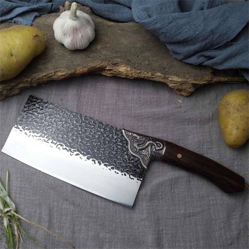 Cuchillo de cocina Dragon - Chef / Marrón