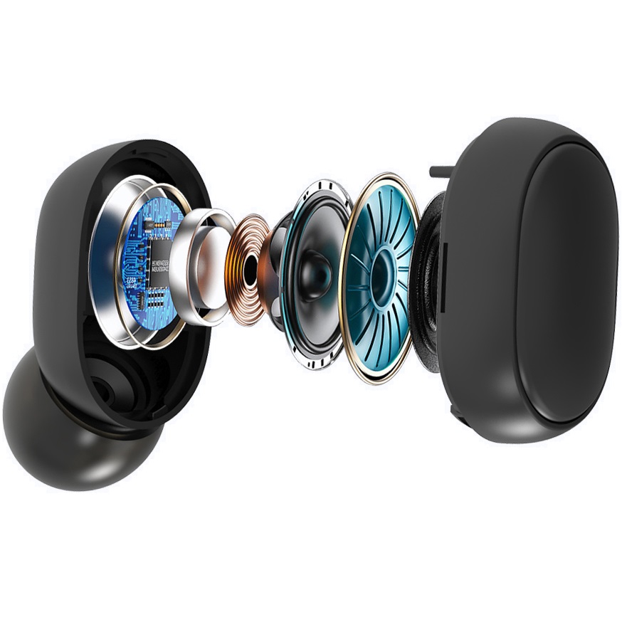Auriculares bluetooth inalámbricos E6S - Negro