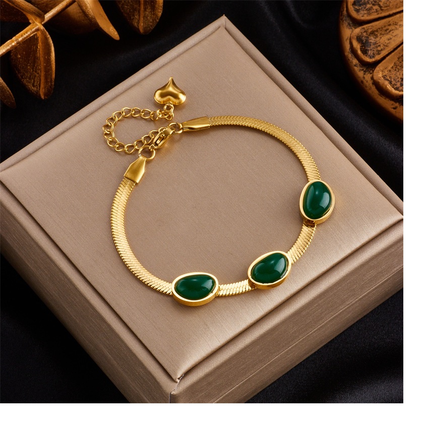 Pulsera EM-26963 - Dorado / Verde