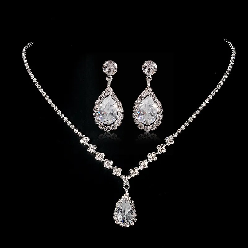 Set EM-29232 - Plateado / Cristal
