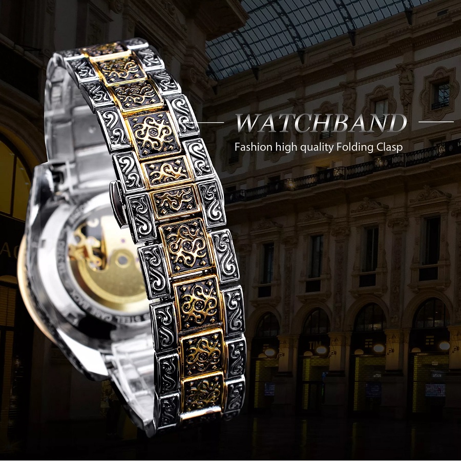 Reloj FORSINING OL-14516 - Plateado / Dorado