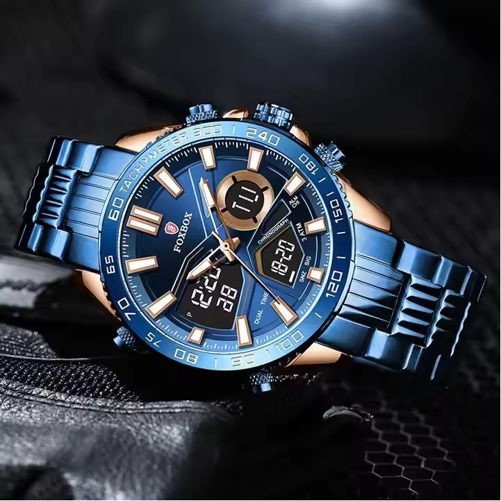 Reloj FOXBOX LU-34965 - Dorado / Negro
