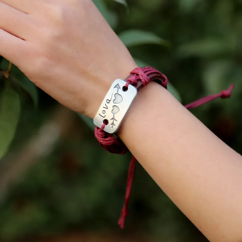 Pulsera Heart Arrow - Negra