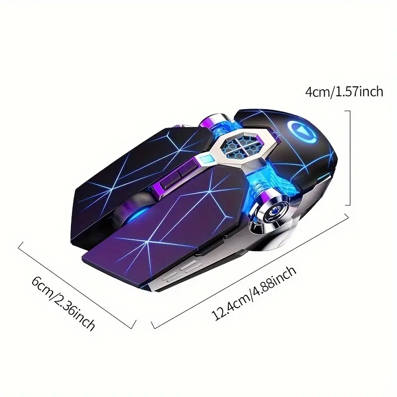 Ratón gaming Mechanic - Blanco / Con cable
