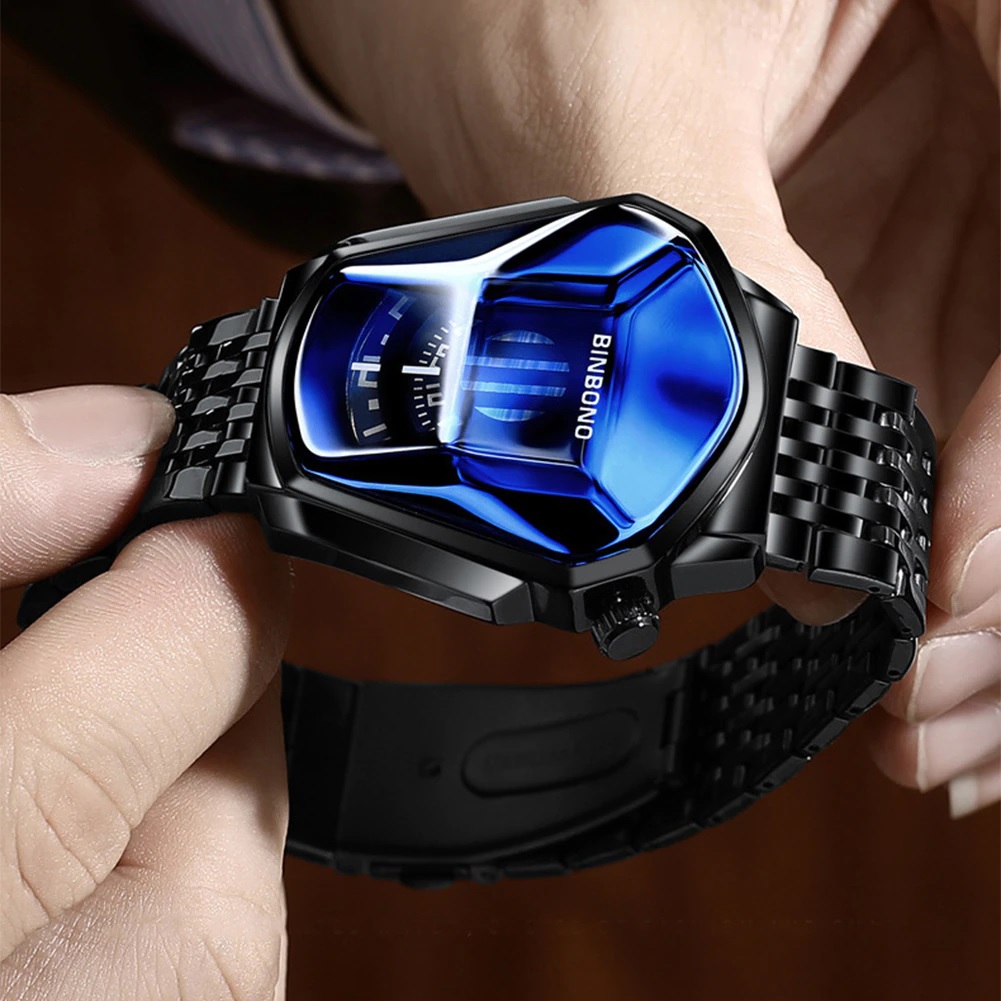 Reloj de hombre MA-7495 - Dorado / Azul