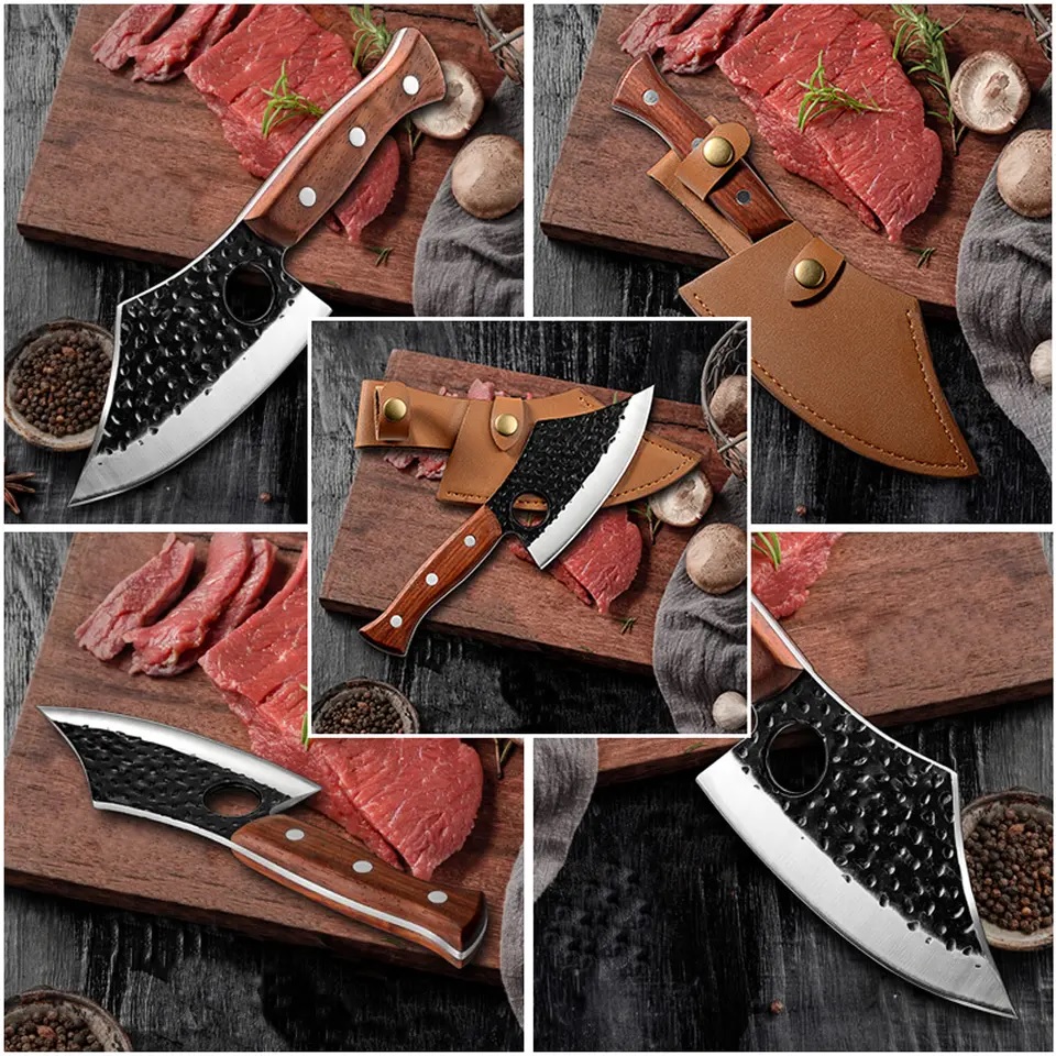 Cuchillo de cocina KI-27608 - Marrón