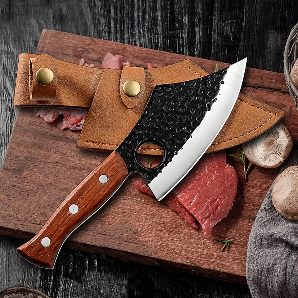 Cuchillo de cocina KI-27608 - Marrón