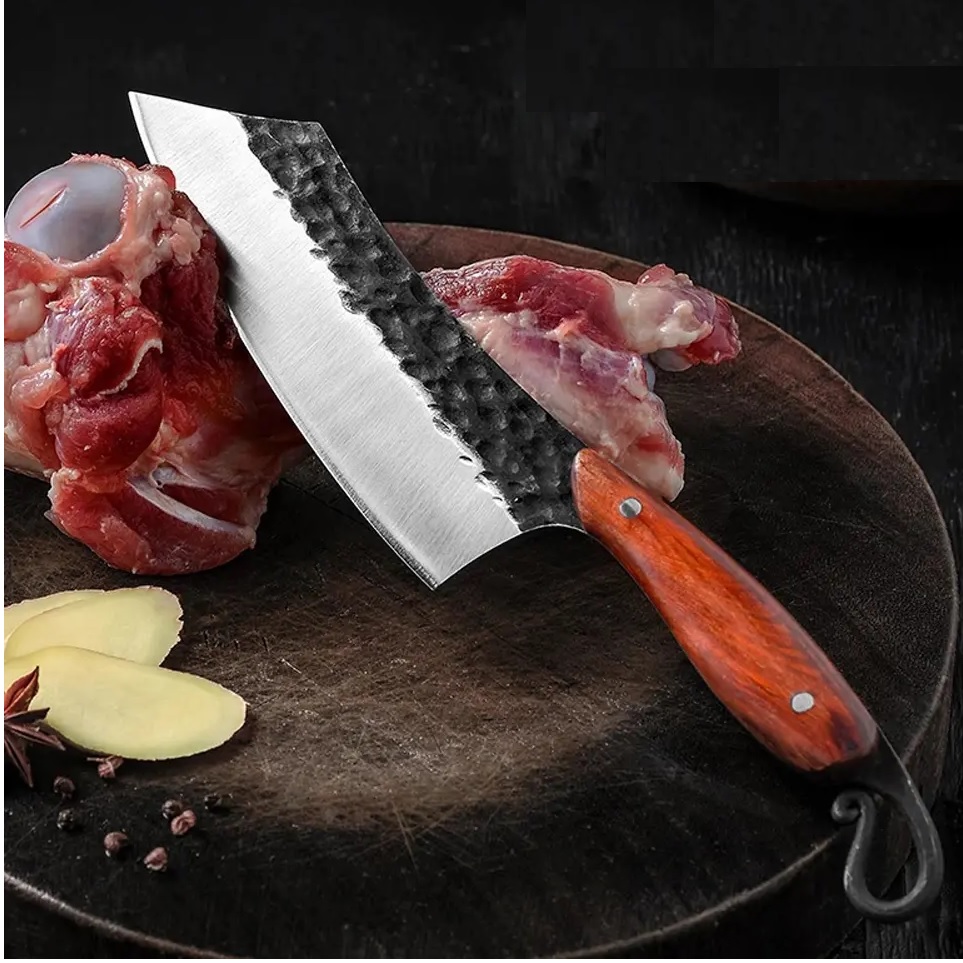 Cuchillo de carnicero LU-35046 - Marrón
