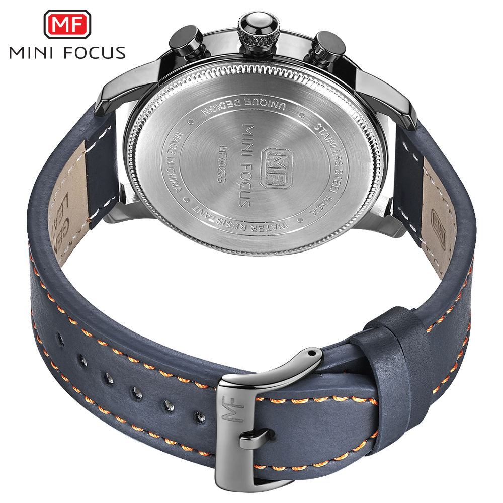 Reloj Mini Focus LE-23863 - Gris / Naranja