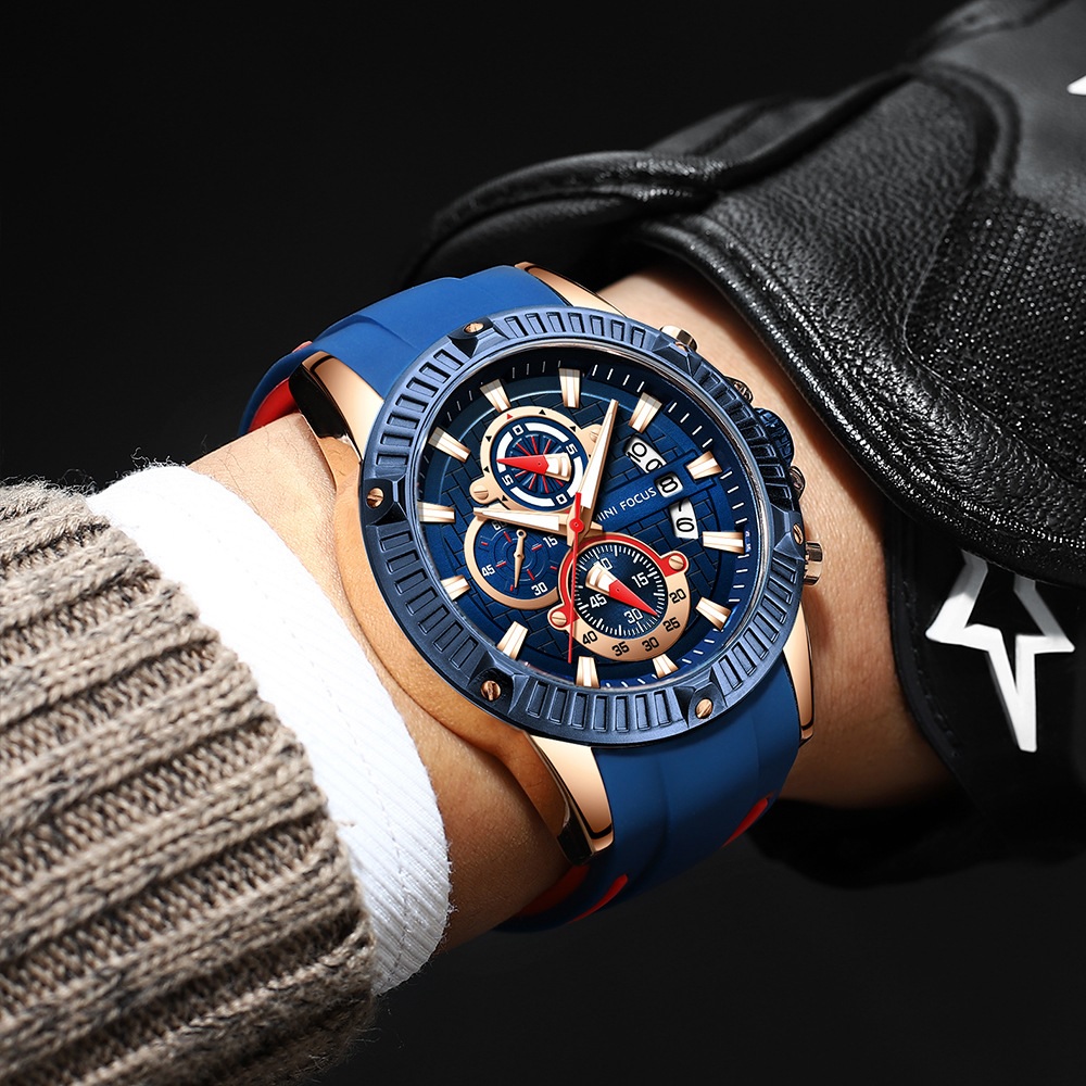 Reloj Mini Focus - Negro / Rojo
