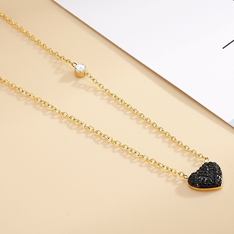 Collar ZU-20687 - Plateado / Negro