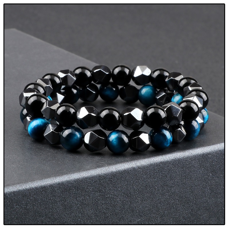 Pulseras LI-24103 - Negra / Turquesa