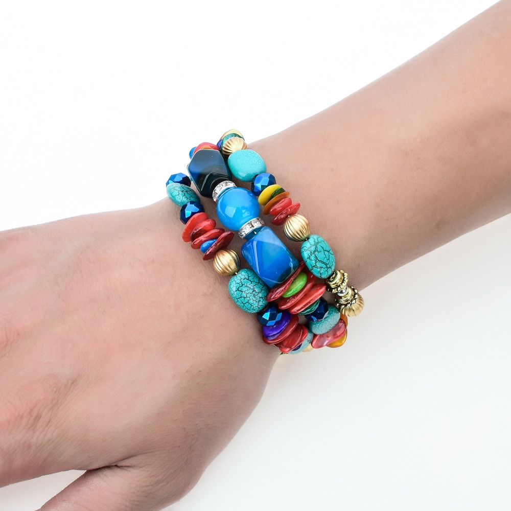 Pulsera SP-33428 - Rosa oscuro