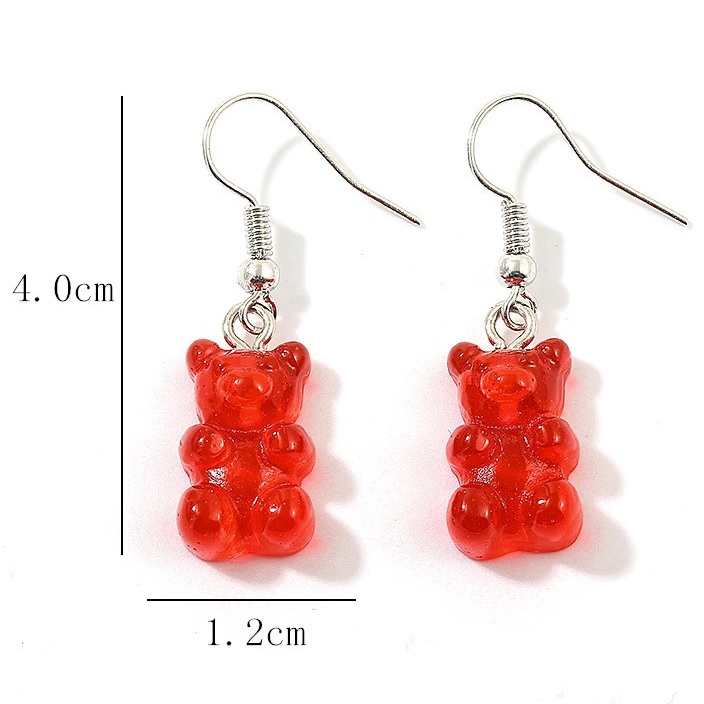 Pendientes Bear - Amarillo
