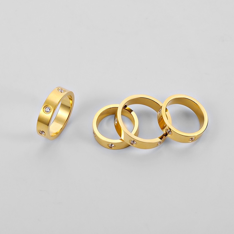 Anillo NO-17352 - Dorado / Rosa / 67mm
