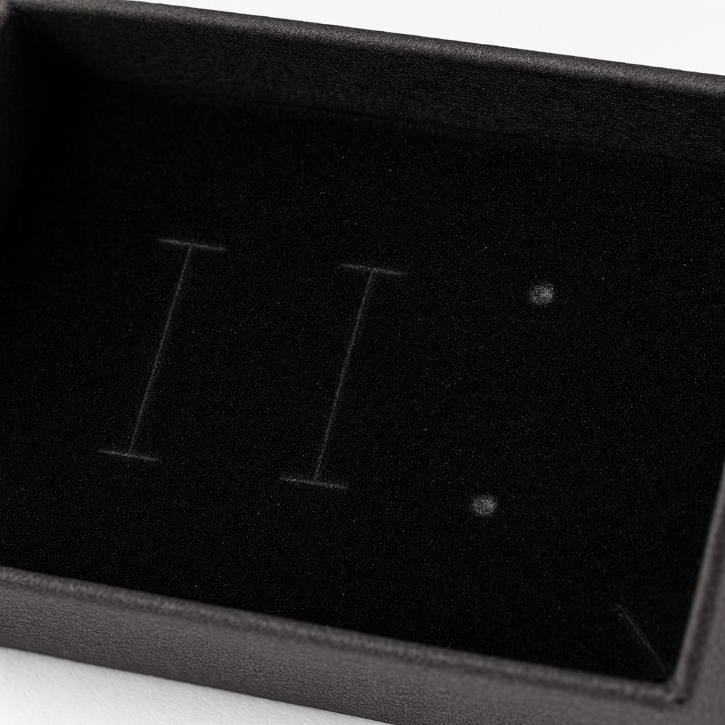 Caja de regalo HARAHU - Gris / 5x5cm