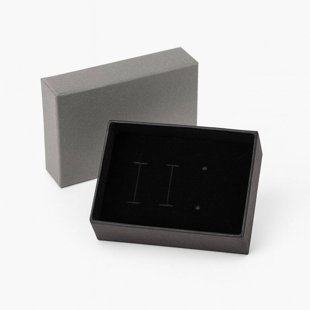 Caja de regalo HARAHU - Gris / 5x5cm