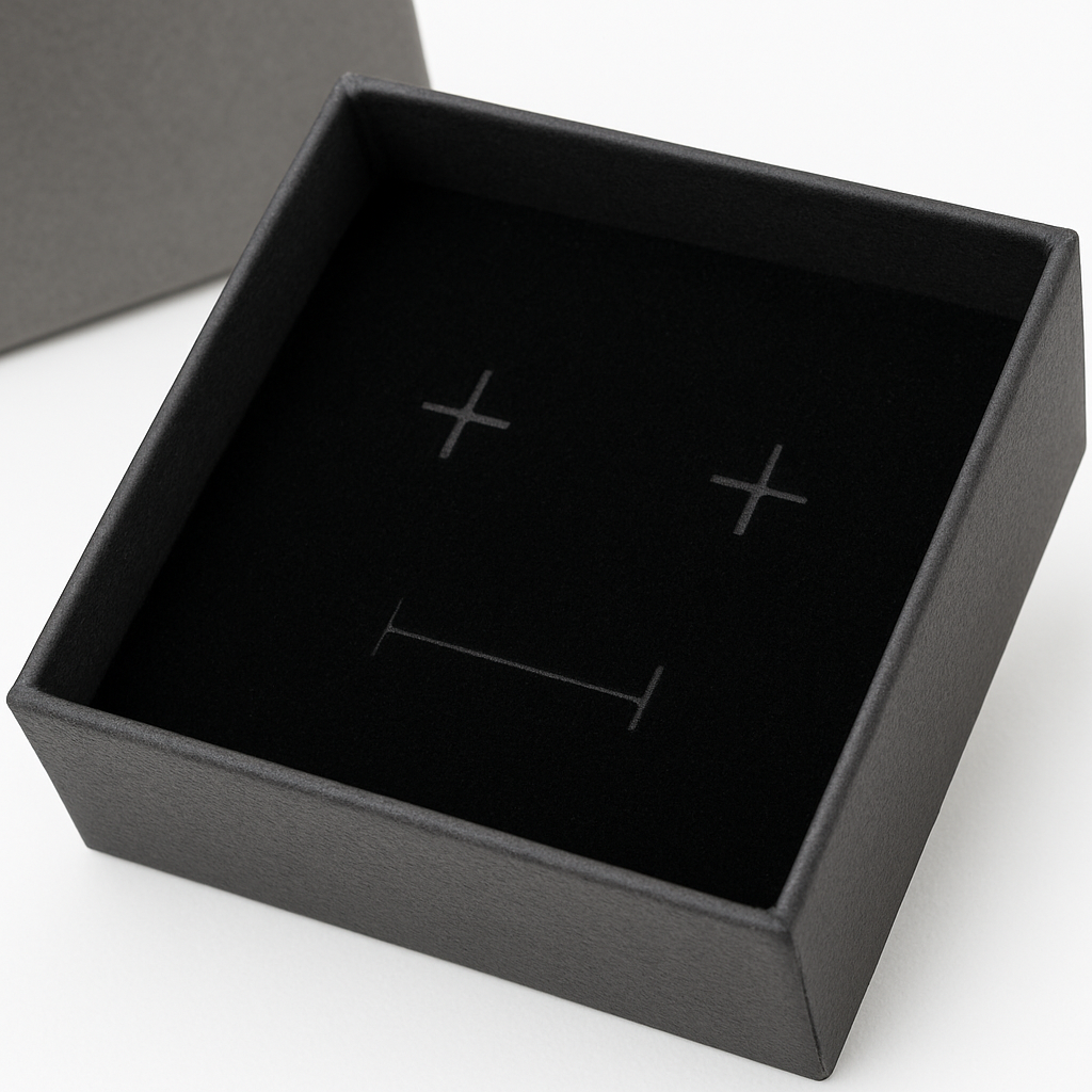 Caja de regalo HARAHU - Gris / 5x5cm