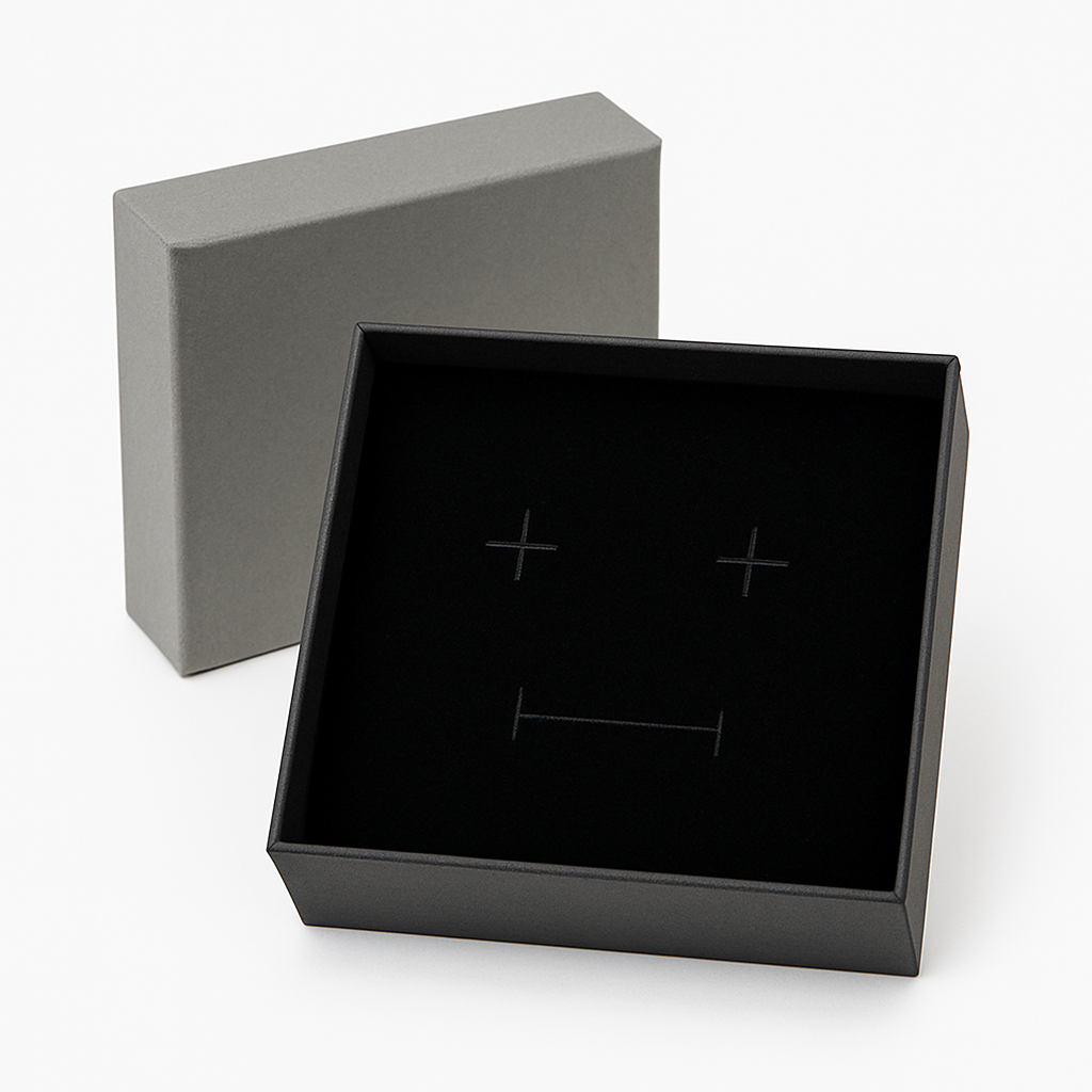 Caja de regalo HARAHU - Gris / 5x5cm