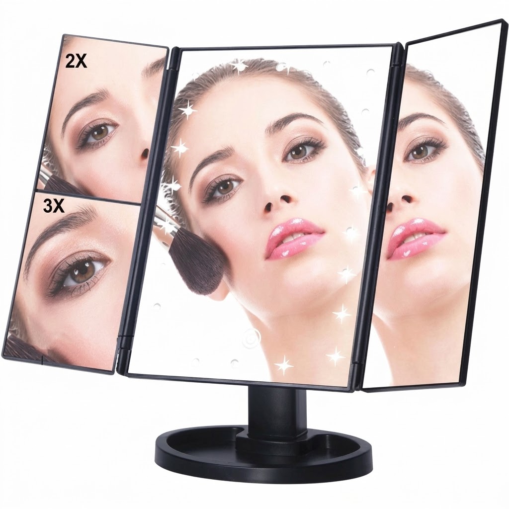 Espejo LED Cosmético con Iluminación XA - 40484 - Blanco