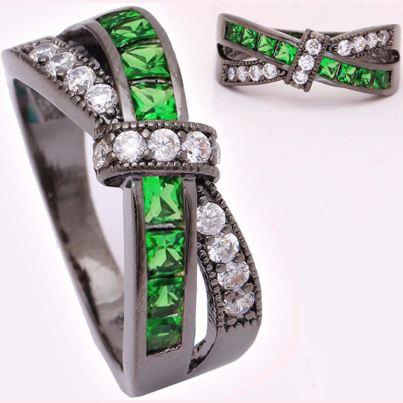 Anillo DI-2295 - Negra/Roja/67,2mm