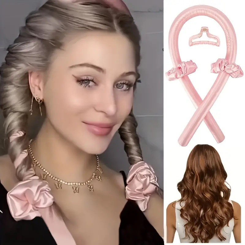 Ayuda para rizar el cabello - Marrón Claro