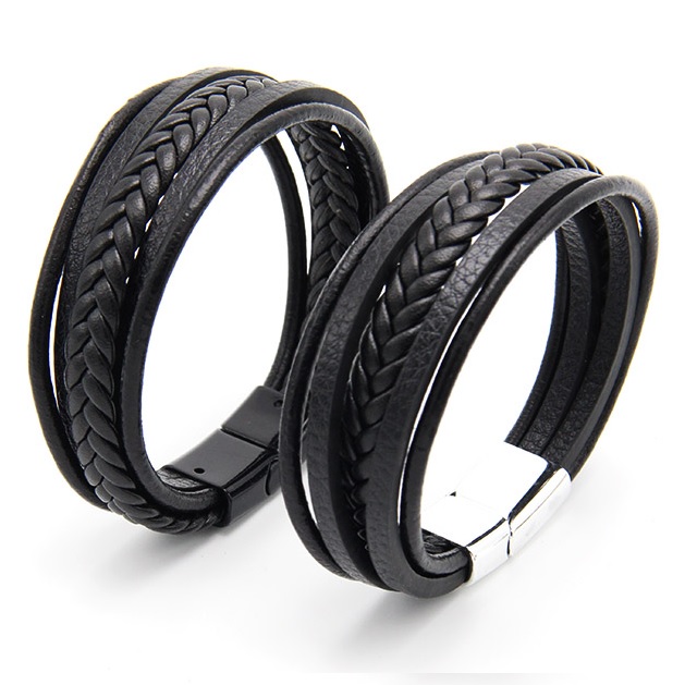 Pulsera para hombre SA-18810 - Negra