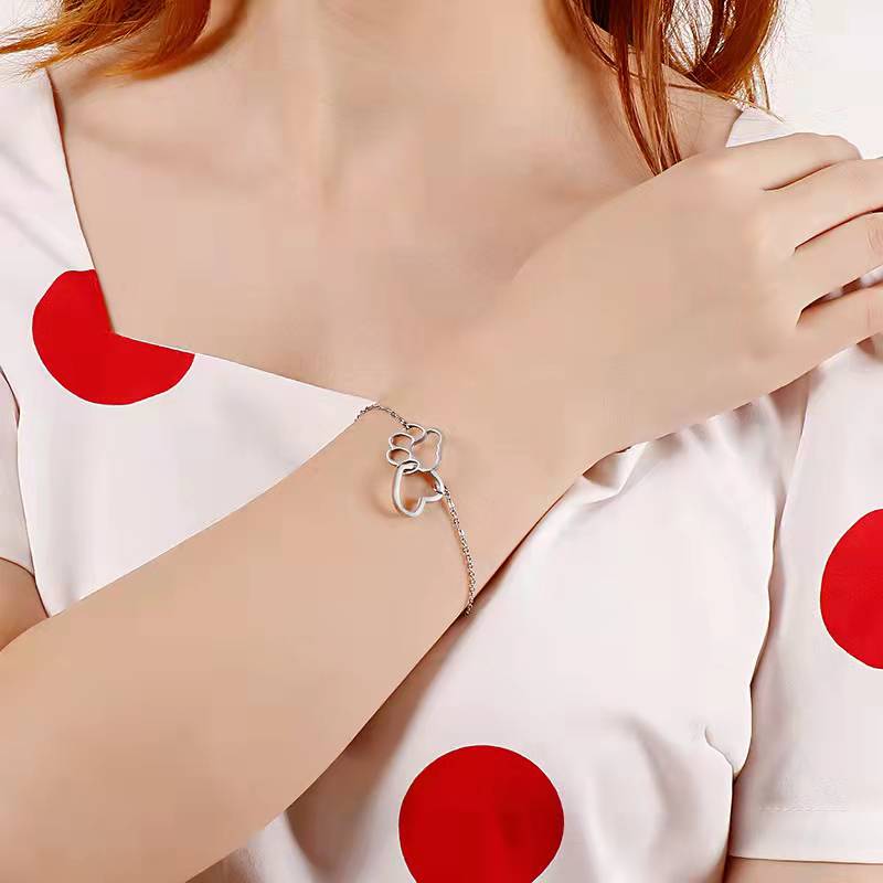 Conjunto Patita - Plateado