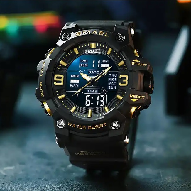 Reloj SMAEL TR-29448 - Negro / Multicolor